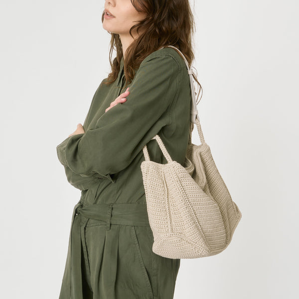 Sakroots Los Feliz Hobo Ecru