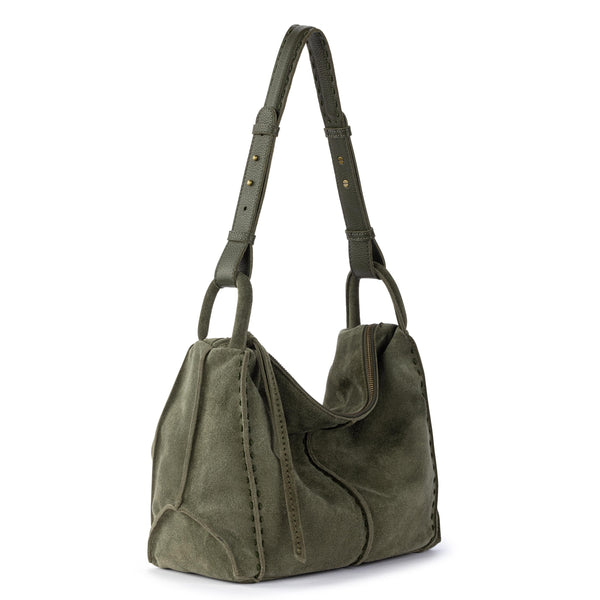 Sakroots Los Feliz Hobo Moss Suede