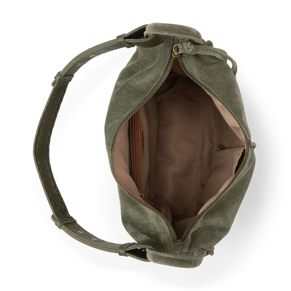 Sakroots Los Feliz Hobo Moss Suede