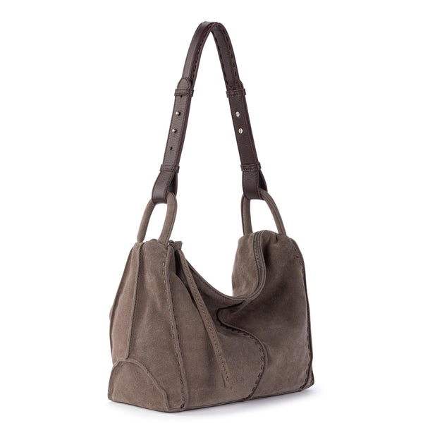 Sakroots Los Feliz Hobo Mushroom Suede