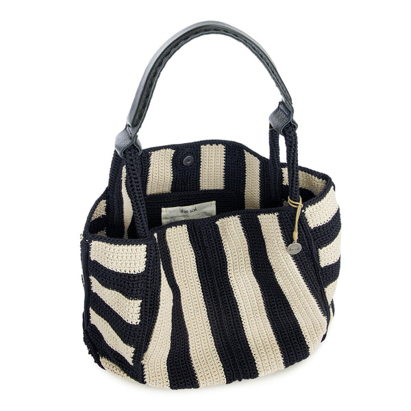 Sakroots Los Feliz Large Tote Black Stripe