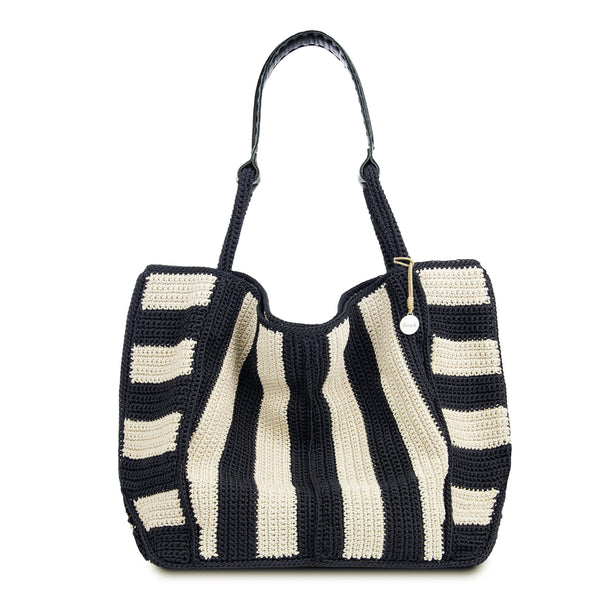 sakroots Los Feliz Large Tote Black Stripe