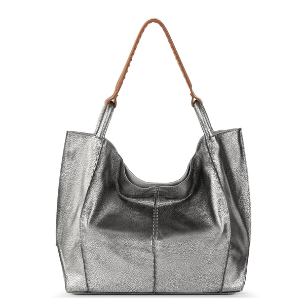 sakroots Los Feliz Large Tote Dark Silver
