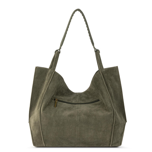 Sakroots Los Feliz Large Tote Moss Suede