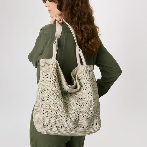 Sakroots Los Feliz Large Tote Natural Medallion