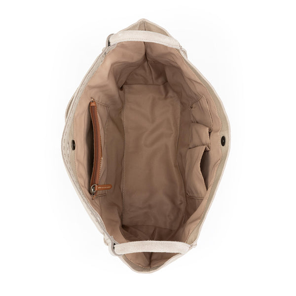 Sakroots Los Feliz Large Tote Sand Suede