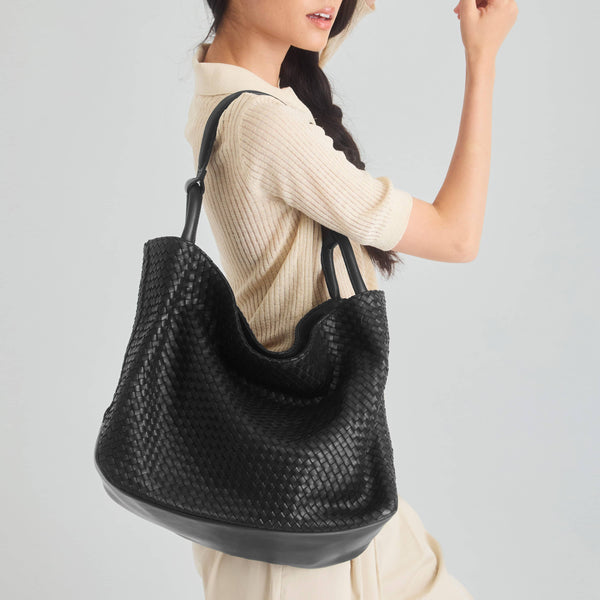 Sakroots Los Feliz Large Tote Woven Black