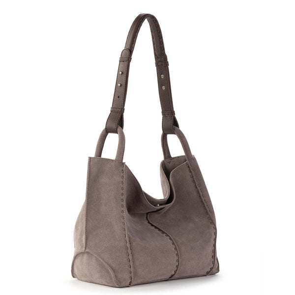 Sakroots Los Feliz Medium Tote Mushroom Suede