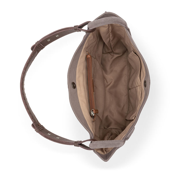 Sakroots Los Feliz Medium Tote Mushroom Suede