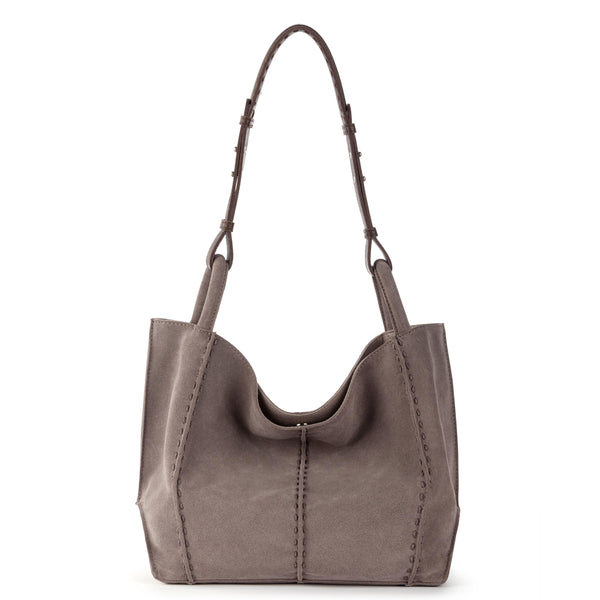 sakroots Los Feliz Medium Tote Mushroom Suede