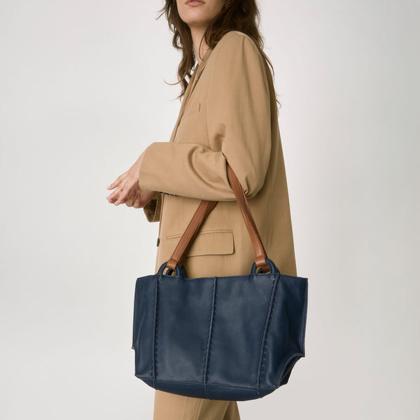 Sakroots Los Feliz Satchel Indigo