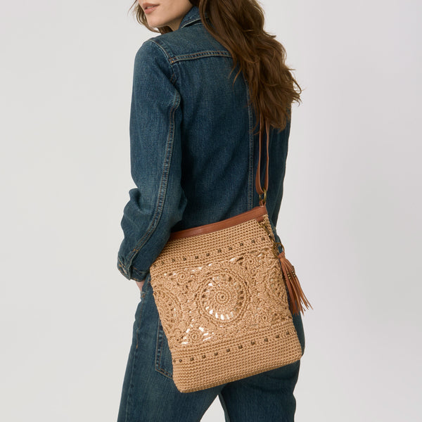 Sakroots Lucia Crossbody Bamboo Medallion