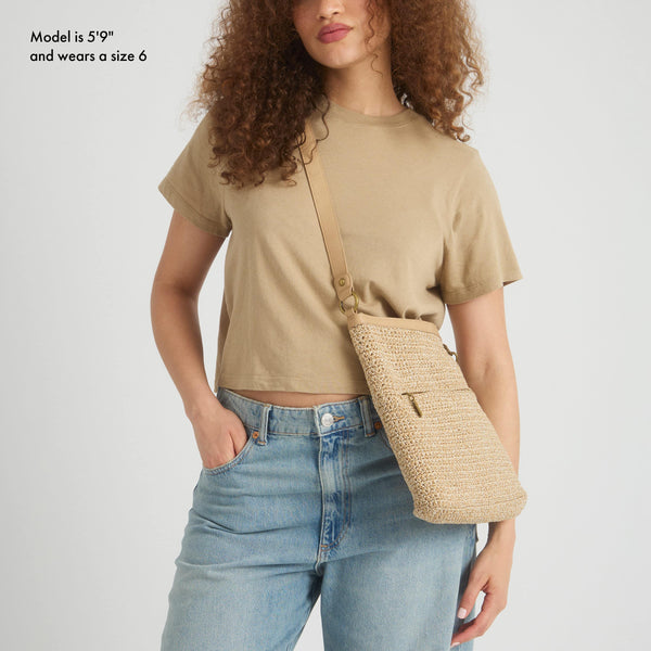 Sakroots Lucia Crossbody Bamboo Static