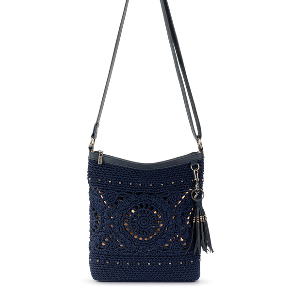 Sakroots Lucia Crossbody Denim Medallion