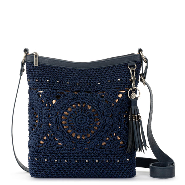 sakroots Lucia Crossbody Denim Medallion