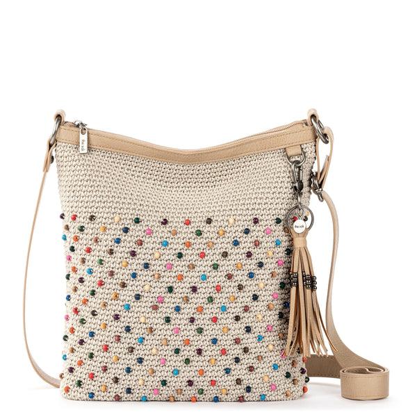 sakroots Lucia Crossbody Ecru Multi Beads