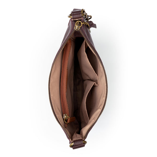 Sakroots Lucia Crossbody Mahogany Stitch