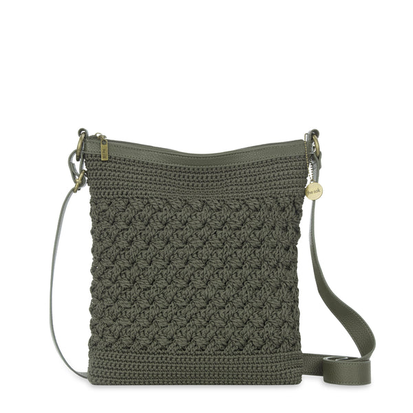 sakroots Lucia Crossbody Moss Cozy Weave