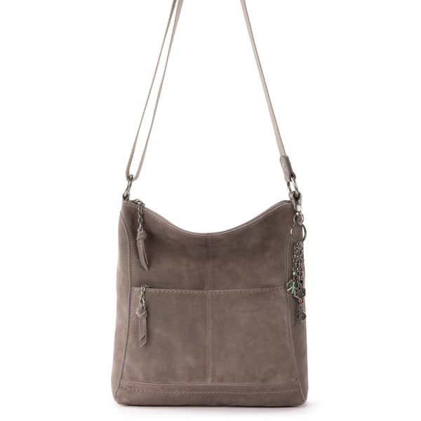 Sakroots Lucia Crossbody Mushroom Suede