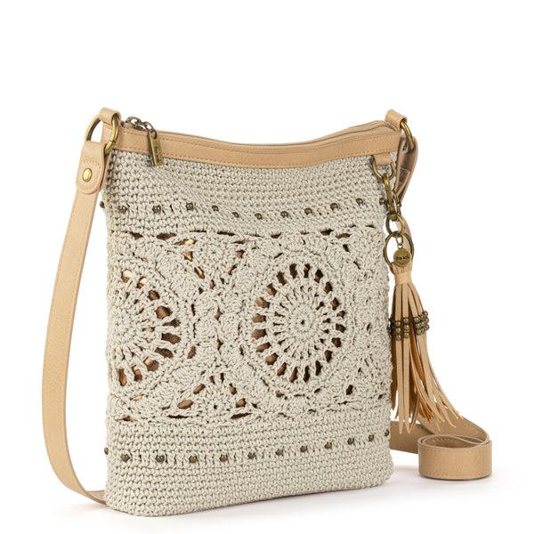 Sakroots Lucia Crossbody Natural Medallion