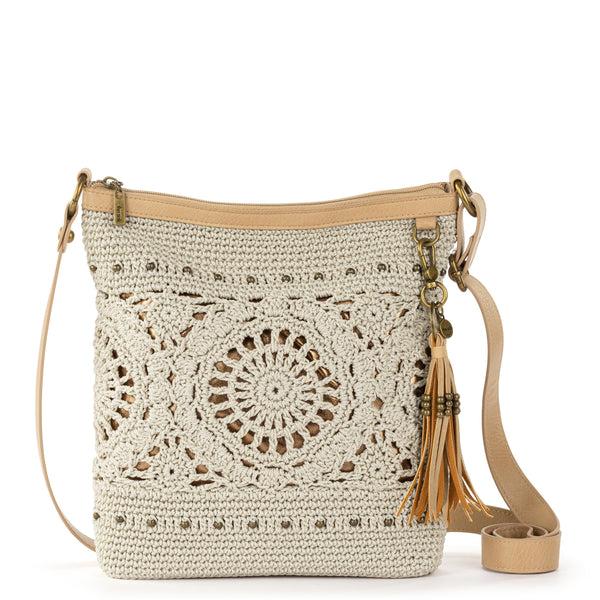 sakroots Lucia Crossbody Natural Medallion
