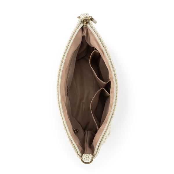 Sakroots Lumi Crossbody Natural Multi Flowers