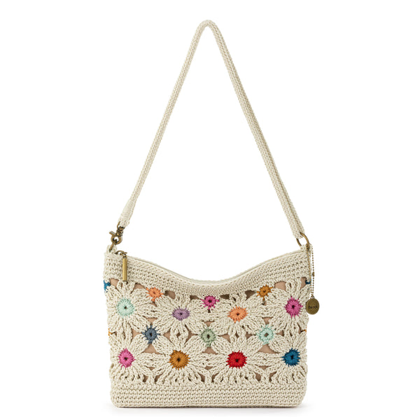 sakroots Lumi Crossbody Natural Multi Flowers