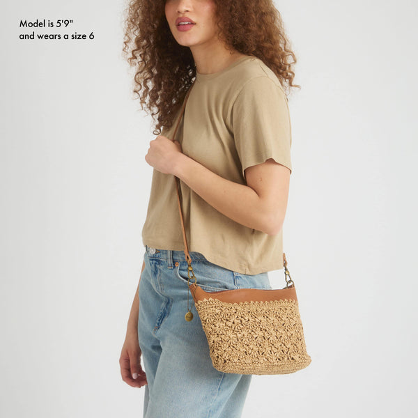 Sakroots Lumi Crossbody Natural Primrose