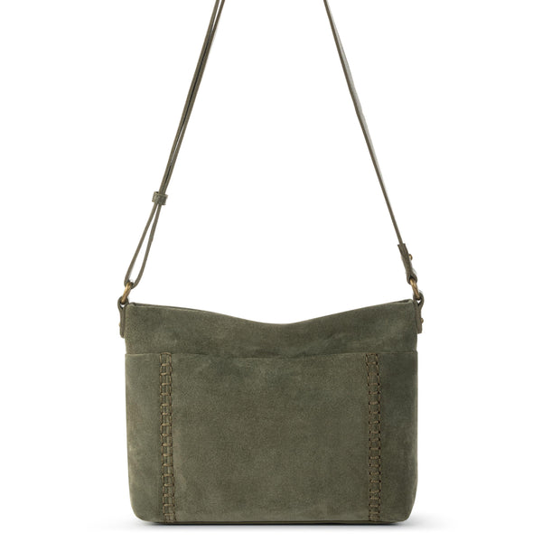 Sakroots Melrose Crossbody Moss Suede