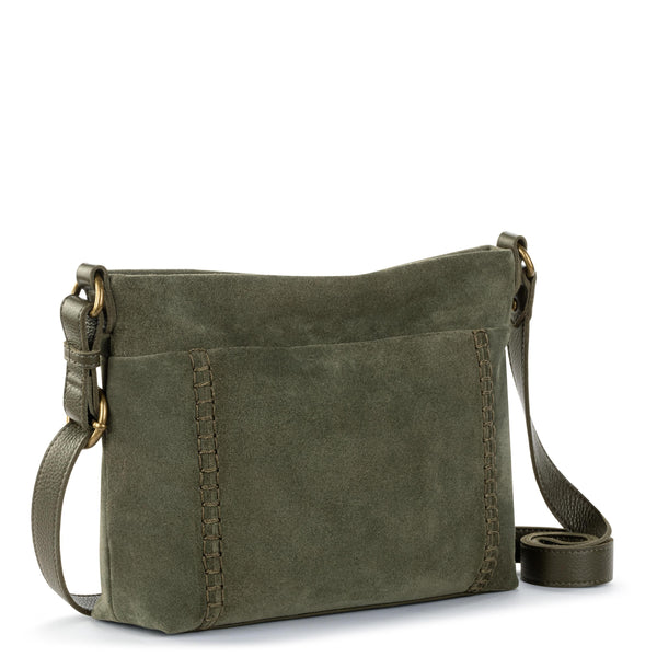 Sakroots Melrose Crossbody Moss Suede