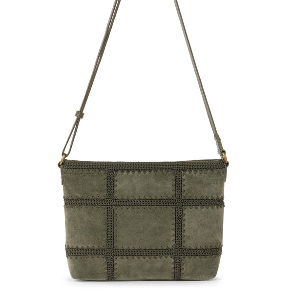 Sakroots Melrose Crossbody Moss Suede Patch