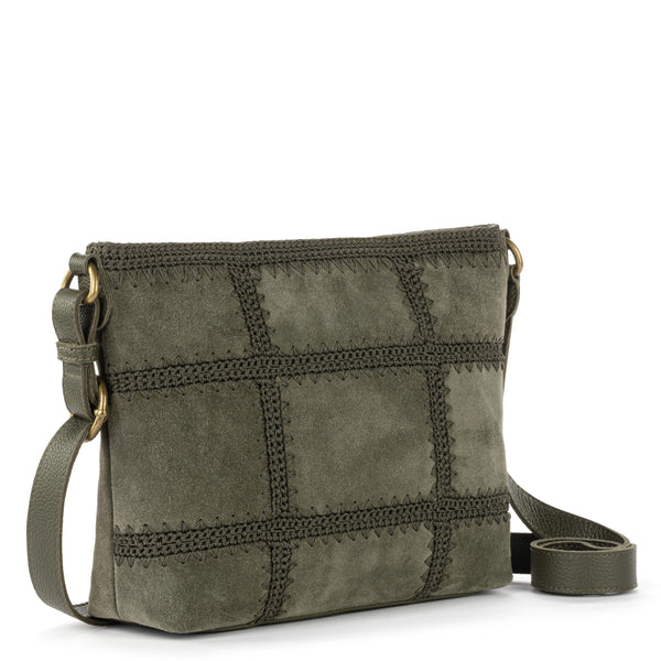 Sakroots Melrose Crossbody Moss Suede Patch