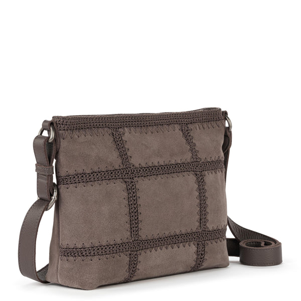 Sakroots Melrose Crossbody Mushroom Suede Patch