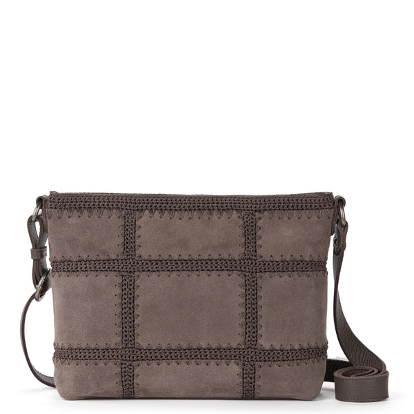 sakroots Melrose Crossbody Mushroom Suede Patch