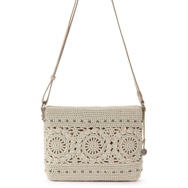 Sakroots Melrose Crossbody Natural Medallion