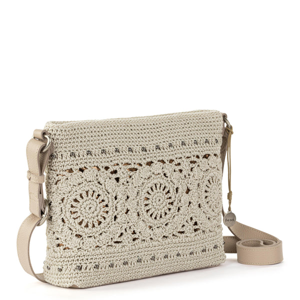 Sakroots Melrose Crossbody Natural Medallion