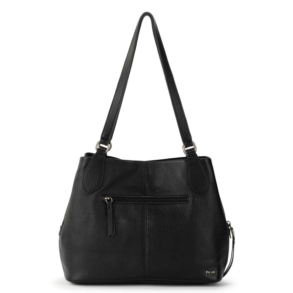 Sakroots Melrose Satchel Black Silver Stud
