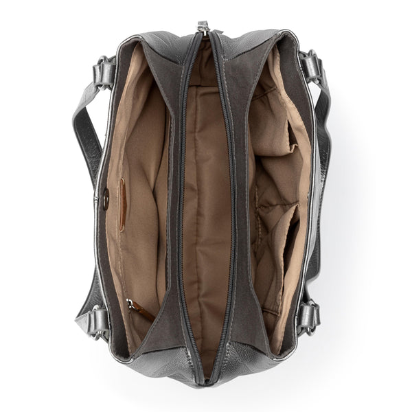 Sakroots Melrose Satchel Gunmetal