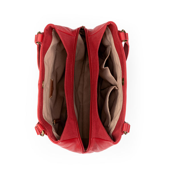 Sakroots Melrose Satchel Scarlet