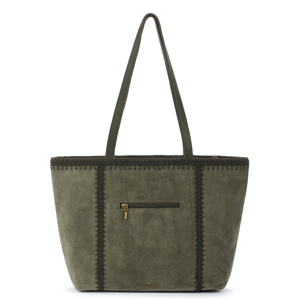 Sakroots Metro Tote Moss Suede Patch