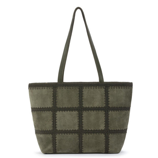 sakroots Metro Tote Moss Suede Patch