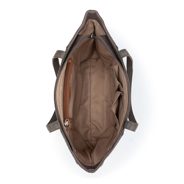 Sakroots Metro Tote Mushroom Suede Patch