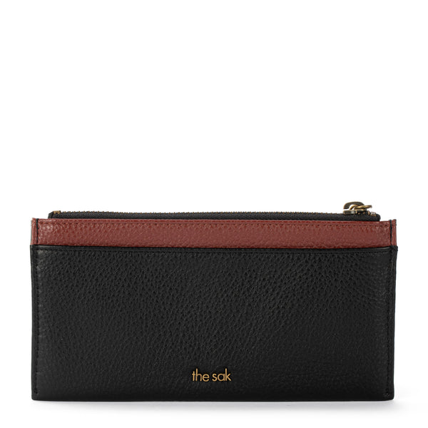 Sakroots Neva Large Card Wallet Black Block