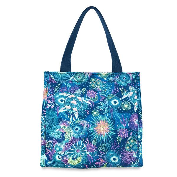 Sakroots On The Go Lunch Bag Royal Blue Seascape