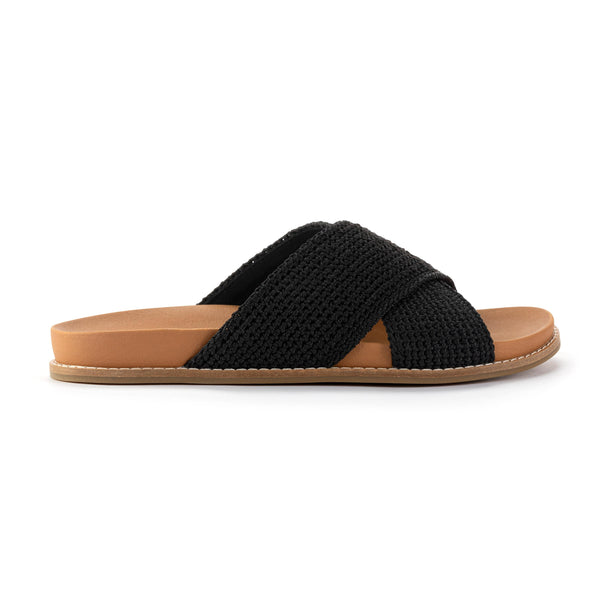 Sakroots Penelope Sandal Black