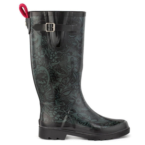 sakroots Rhythm Rainboot Black Spirit Desert