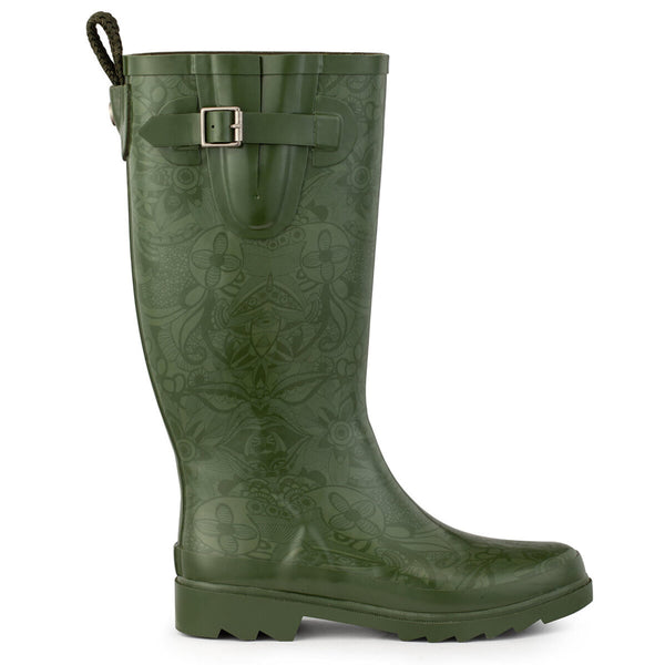 sakroots Rhythm Rainboot Olive Spirit Desert