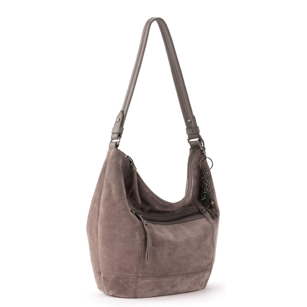 Sakroots Sequoia Hobo Mushroom Suede