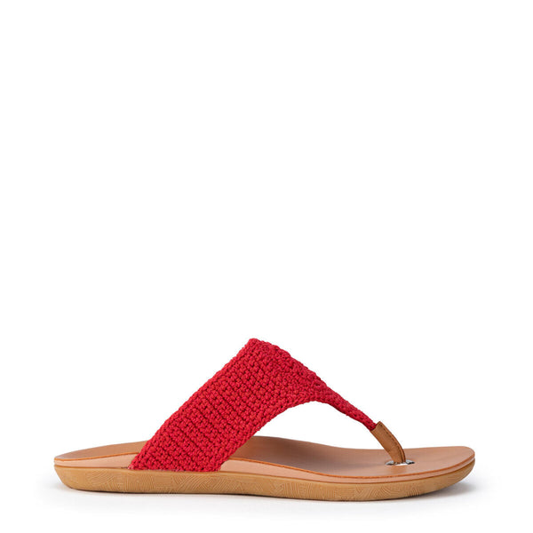 Sakroots Shana Sandal Rocket Red