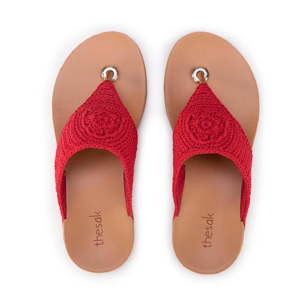 sakroots Shana Sandal Rocket Red
